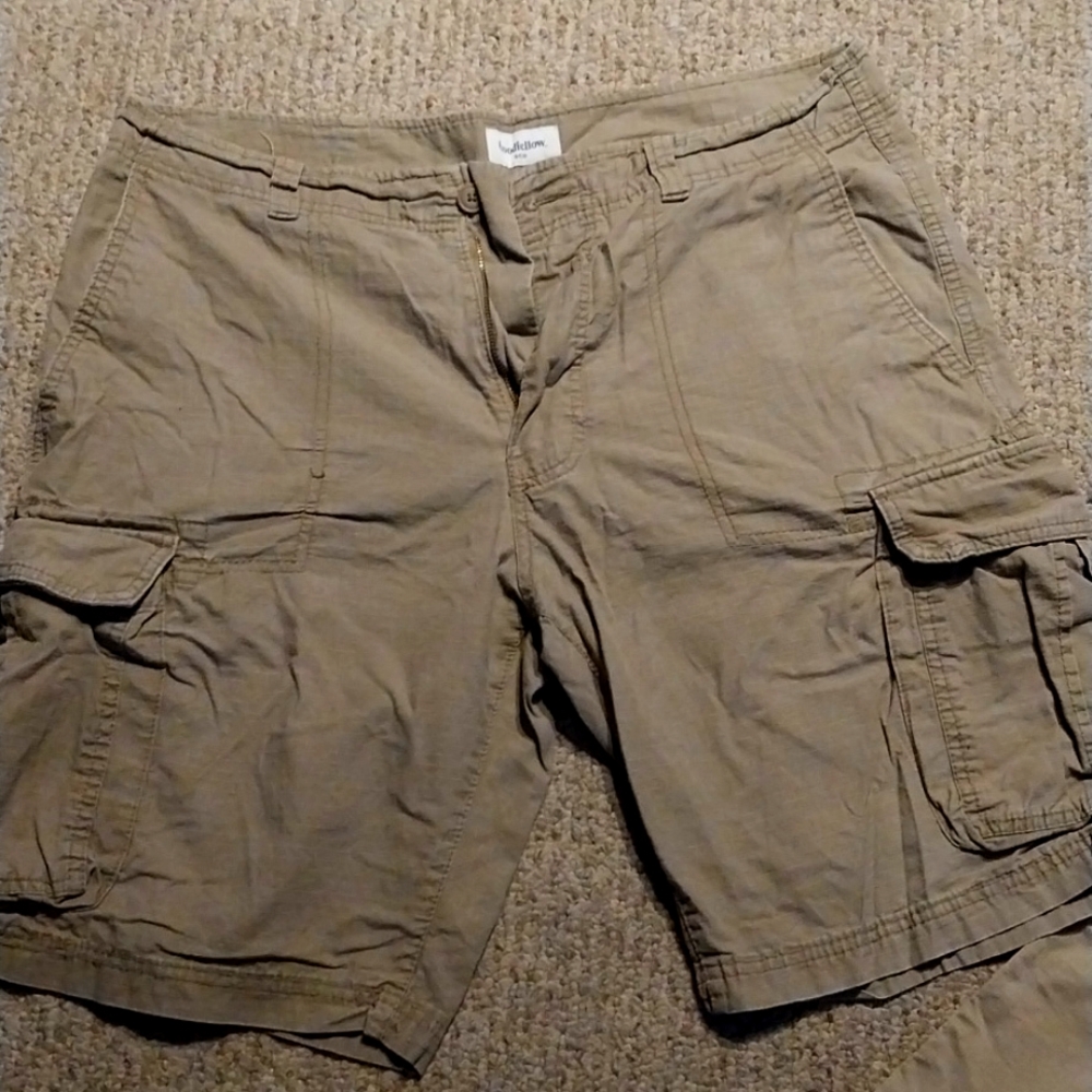 Mens khaki shorts